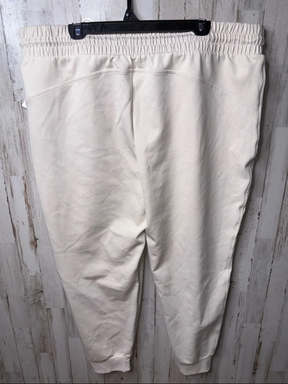 Old Navy Dynamic Fleece High Rise Jogger Pants - Cream  Drawstring Waist 2X NWT! - Picture 12 of 14